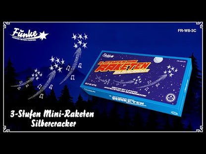 3-Stufen Mini-Raketen Silbercracker